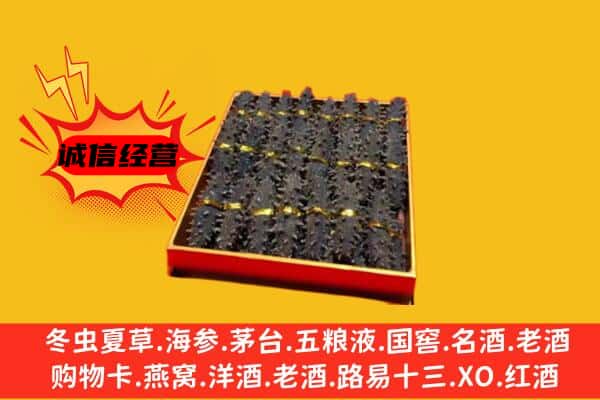 滴道区回收海参